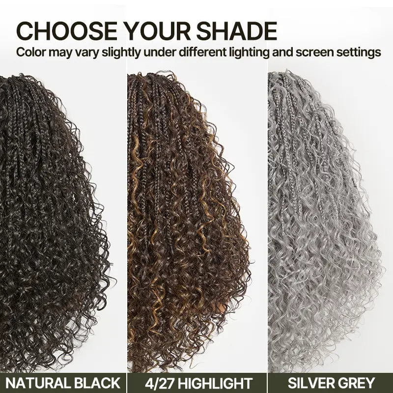 13×6 HD Lace Braided Water Wave Wig | Glueless Pre-Cut Boho Style