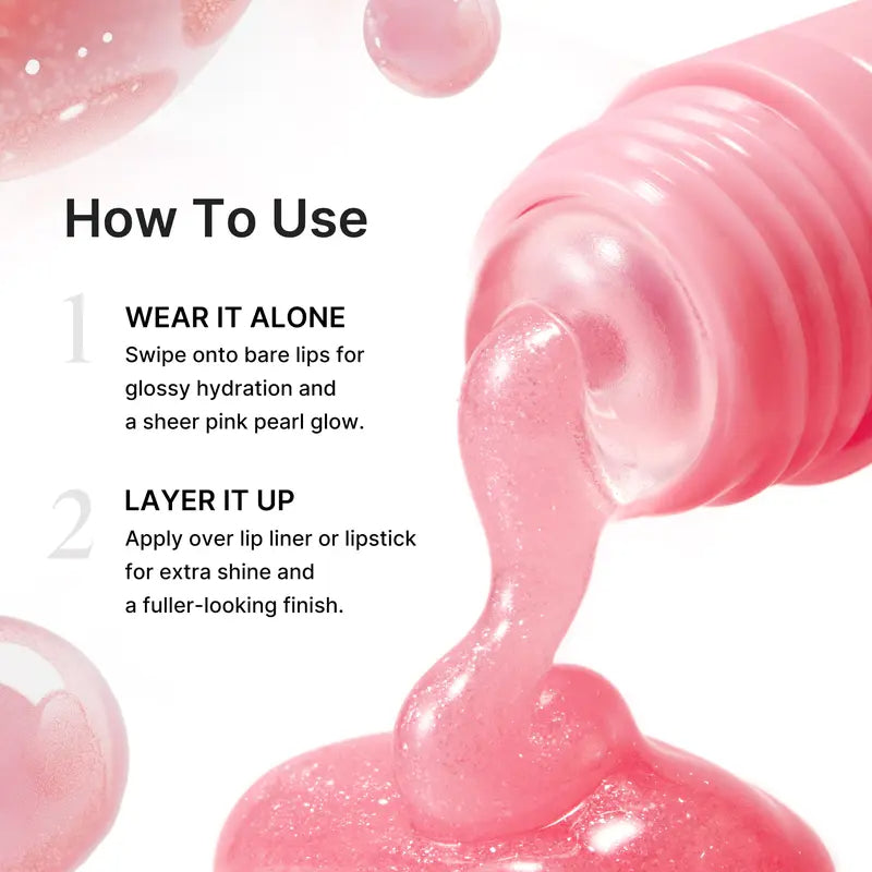 Medicube PDRN Peptide Glossy Lip Balm – Hydrating Plumping Jelly Gloss