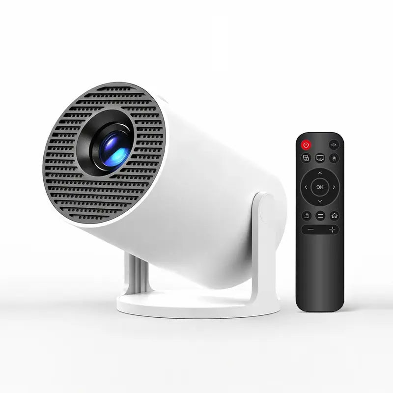 HY300 Pro+ Portable Mini Projector – 130" Home Cinema Projector with WiFi & Bluetooth