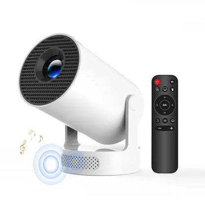 HY300 Pro+ Portable Mini Projector – 130" Home Cinema Projector with WiFi & Bluetooth