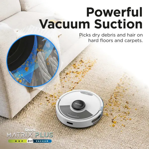 Matrix Plus 2-in-1 Vacuum & Mopping Robot with Self-Empty - RV2630WSWH