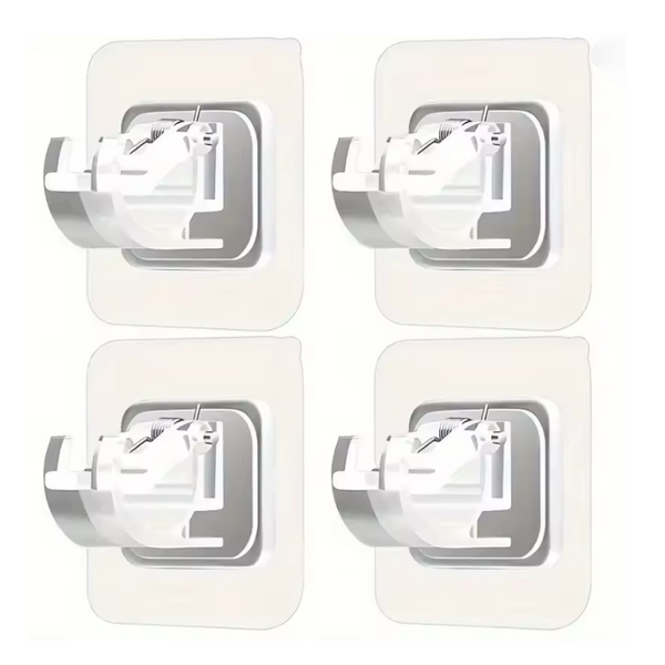 Drill-Free Curtain Rod Brackets