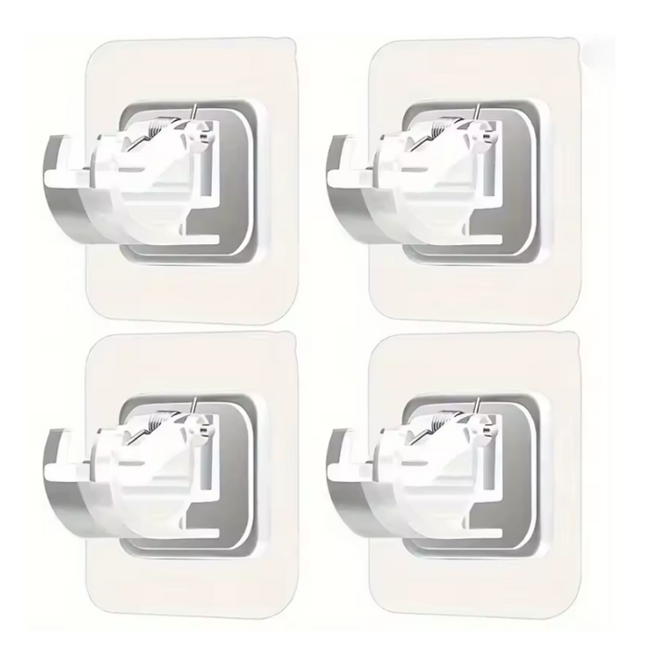 Drill-Free Curtain Rod Brackets