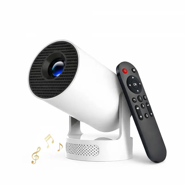 HY300 Pro+ Portable Mini Projector – 130" Home Cinema Projector with WiFi & Bluetooth