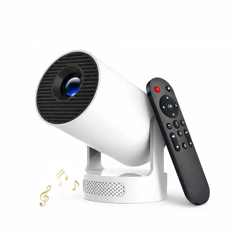 HY300 Pro+ Portable Mini Projector – 130" Home Cinema Projector with WiFi & Bluetooth