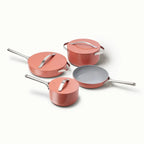 Ceramic cookware set in Perracotta