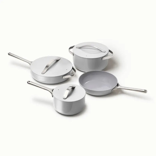 Ceramic cookware set in Gray