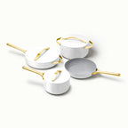 Ceramic cookware set in White