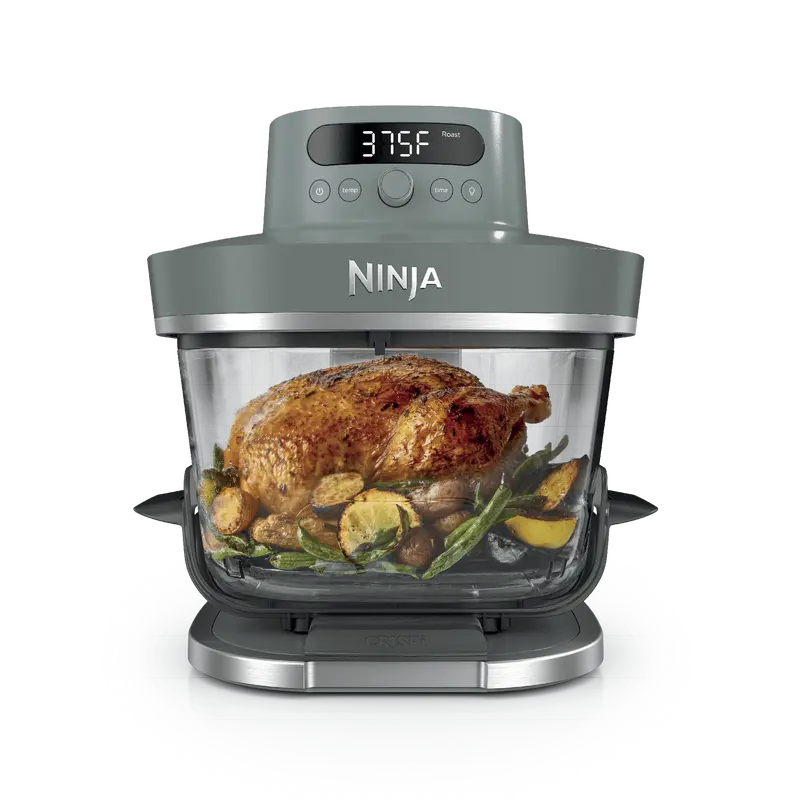 Glass air fryer in Ash Gray