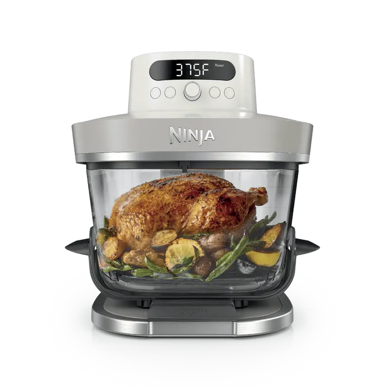 Glass air fryer in Bone