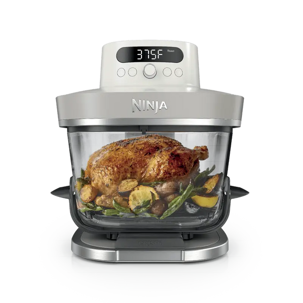 Glass air fryer in Bone