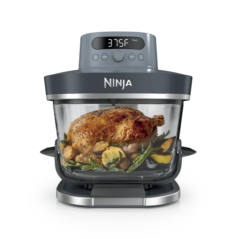 Glass air fryer in Cyberspace