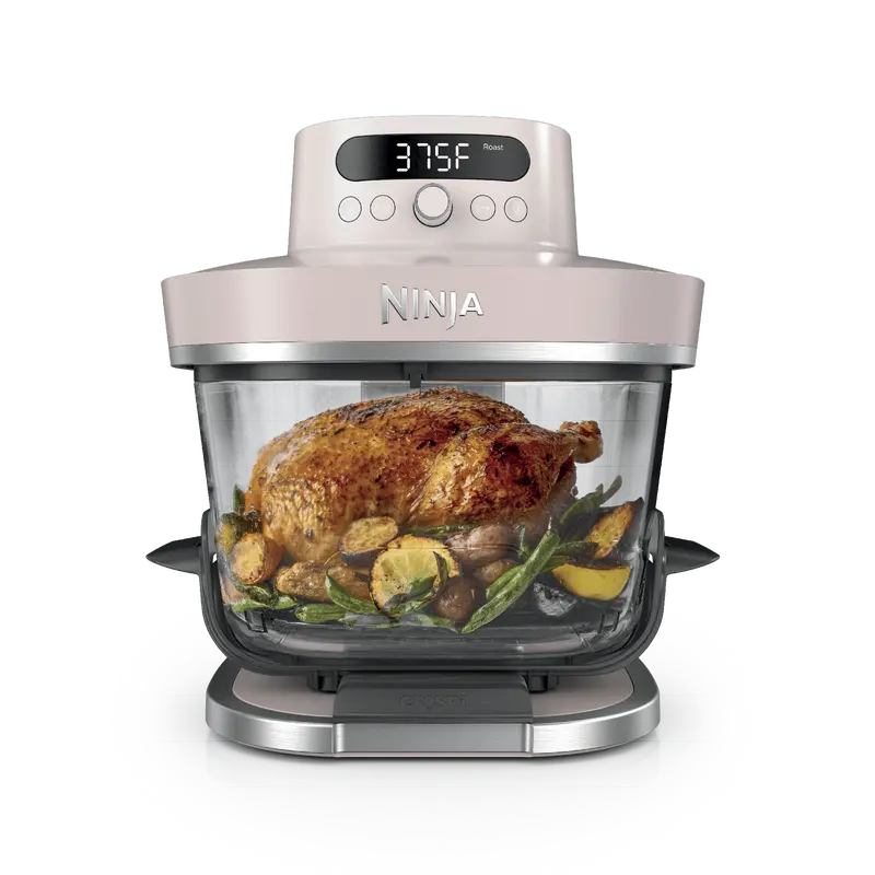 Glass air fryer in Rose Quartz