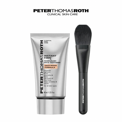 Peter Thomas Roth Instant FirmX Easy-Wear Face Tightener and application brush
