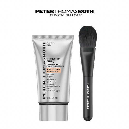 Peter Thomas Roth Instant FirmX Easy-Wear Face Tightener and application brush