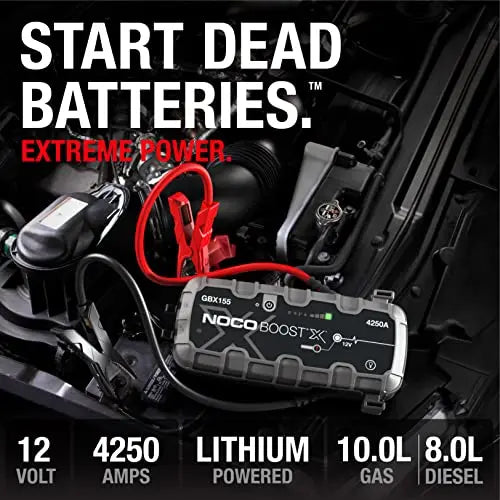 Jump starter for 12V batteries