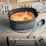 Ninja PossibleCooker Pro removable cooking pot used as an elegant serving dish