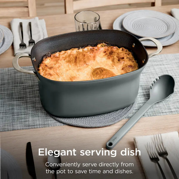 Ninja PossibleCooker Pro removable cooking pot used as an elegant serving dish
