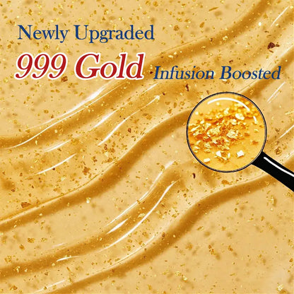 Gold-infused sculpting gel texture