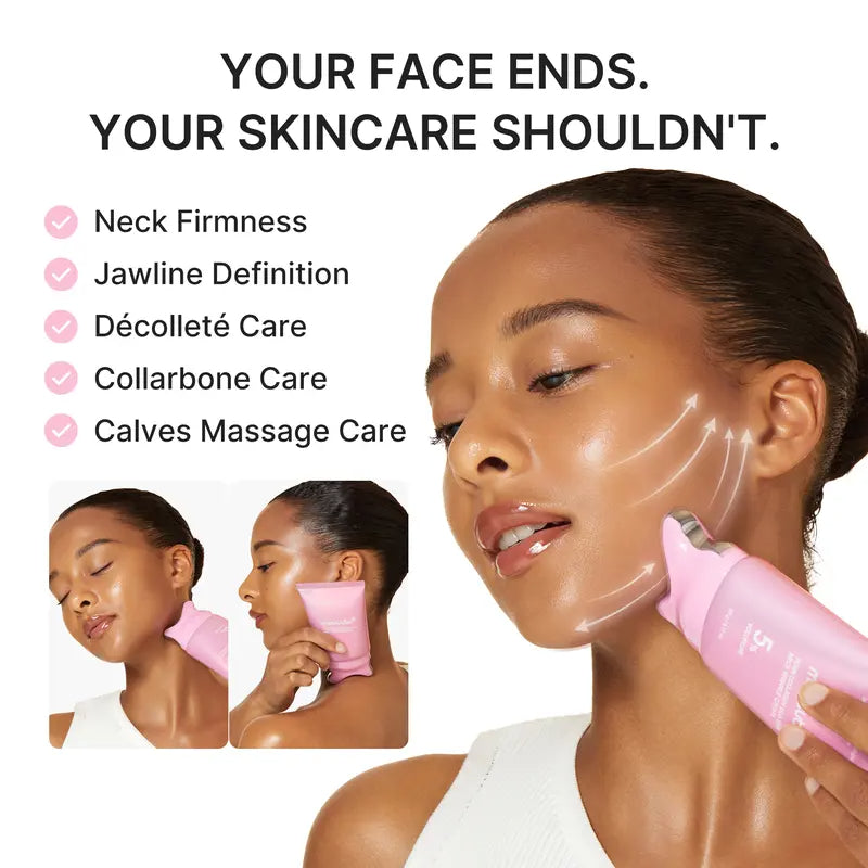 Jawline neck and decollete care
