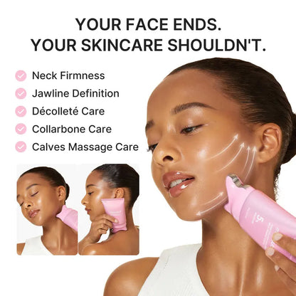 Jawline neck and decollete care