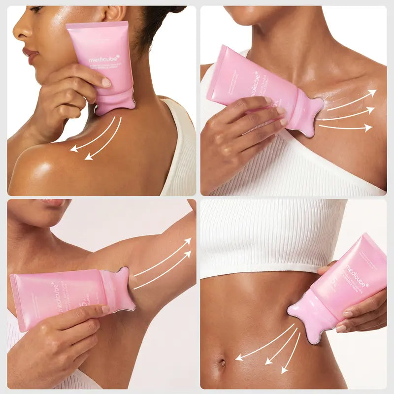 Gua sha massage areas
