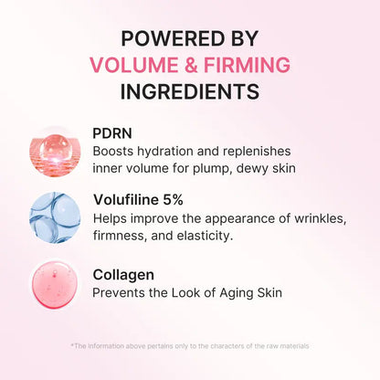 PDRN Volufiline and Collagen ingredients