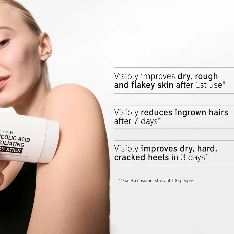 Body stick benefits for rough skin and ingrown hairs