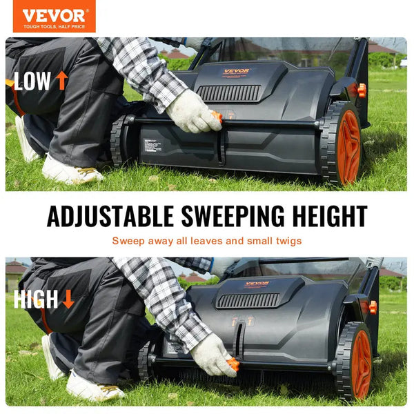 21-Inch Push Lawn Sweeper with 3.5 cu. ft. Collection Bag