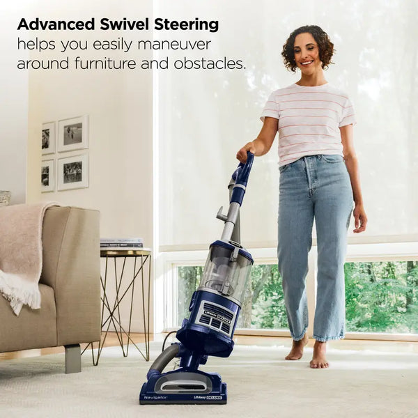 Swivel steering around furniture