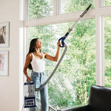 Detachable pod and extended wand for above-floor cleaning